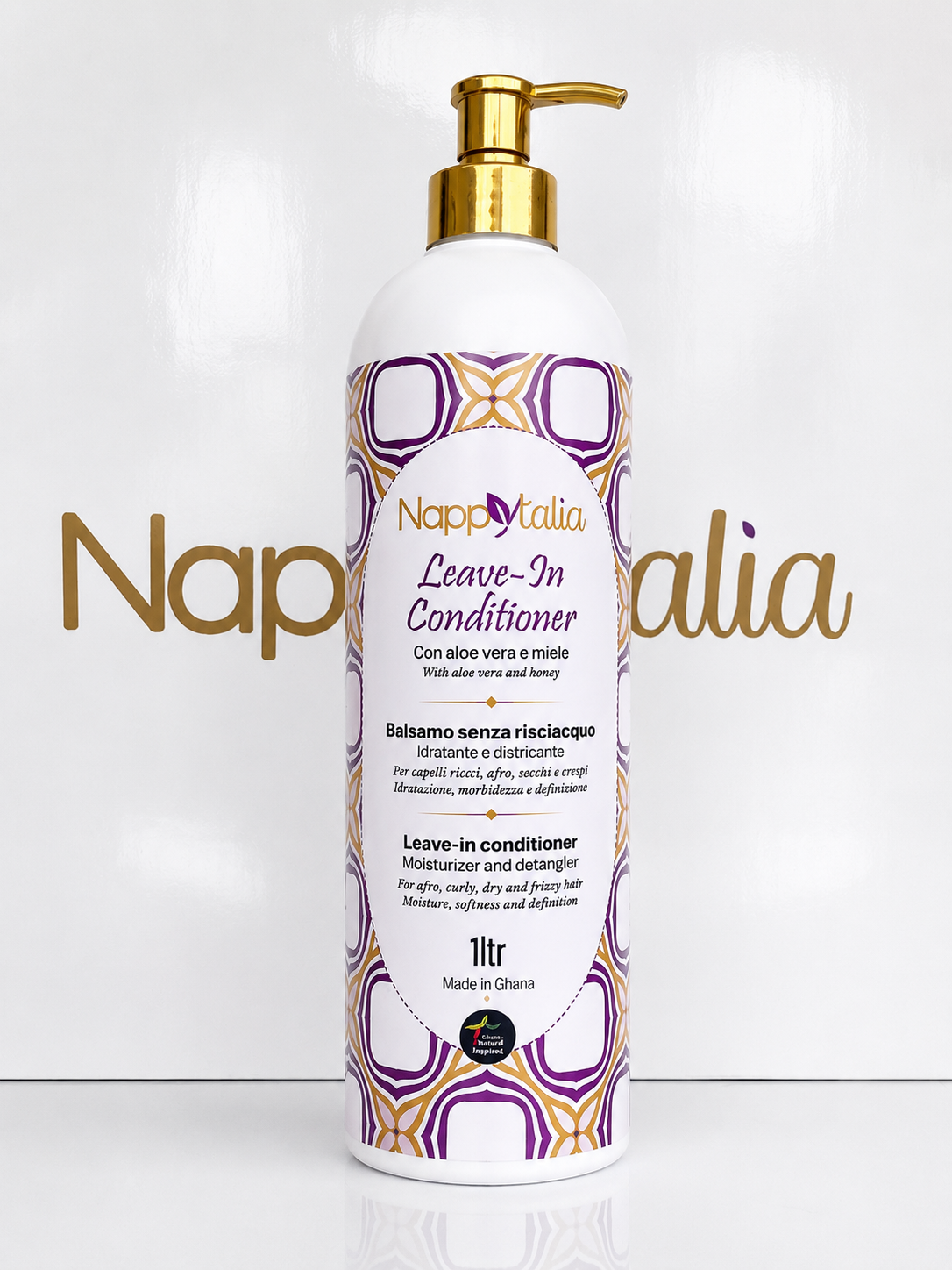 1 Litre Daily Moisture Leave-In Conditioner for Curly and Afro Hair Leave-In Conditioner for Curly and Afro Hair 1000ml