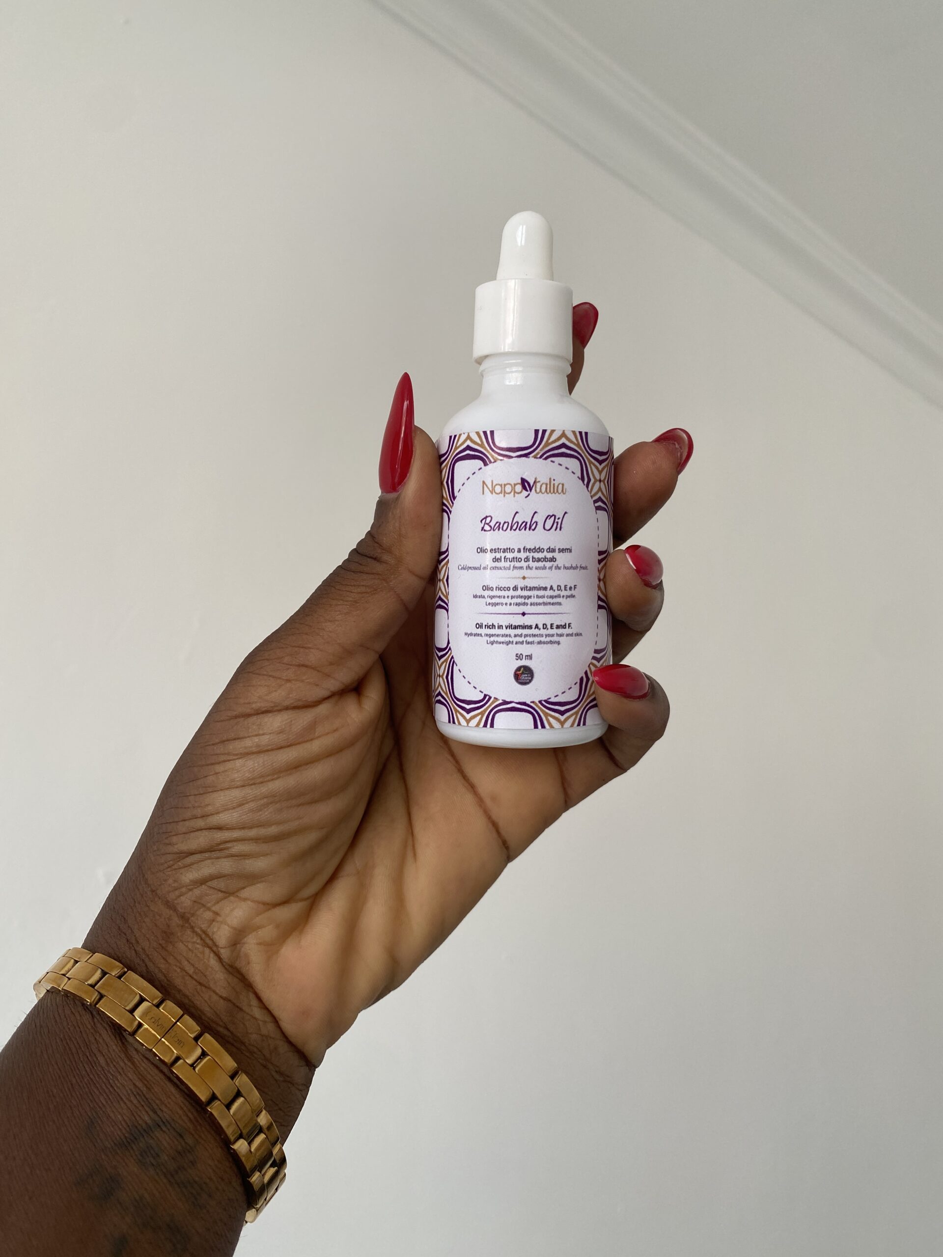 Moisture Sealing Baobab Oil for Curly & Afro Hair โ 50 ml Baobab Oil for Curly and Afro Hair