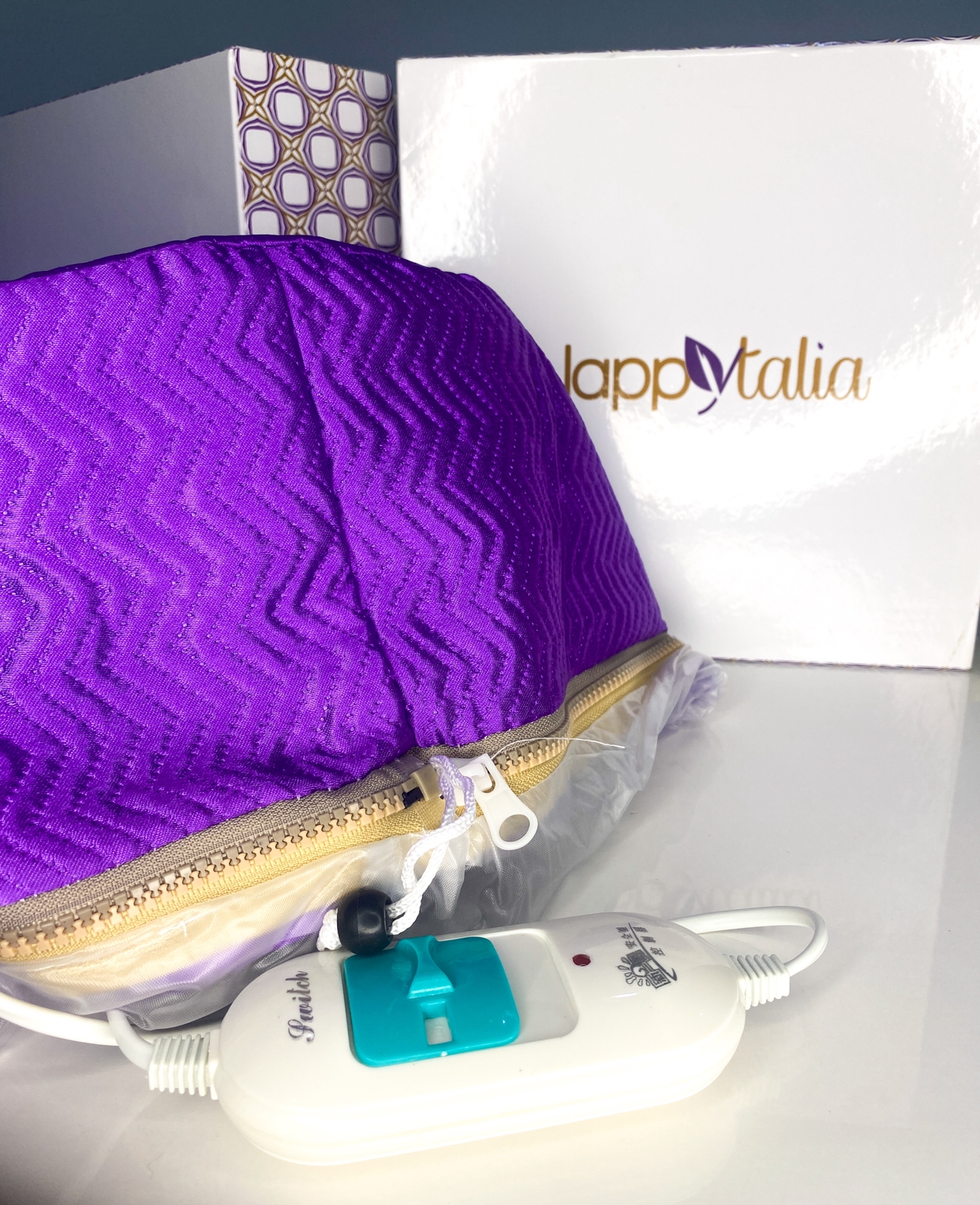 Portable Hair Steamer Cap for Curly and Afro Hair Portable Hair Steamer Cap for Curly and Afro Hair