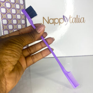 Edge Brush and Comb for Curly and Afro Hair