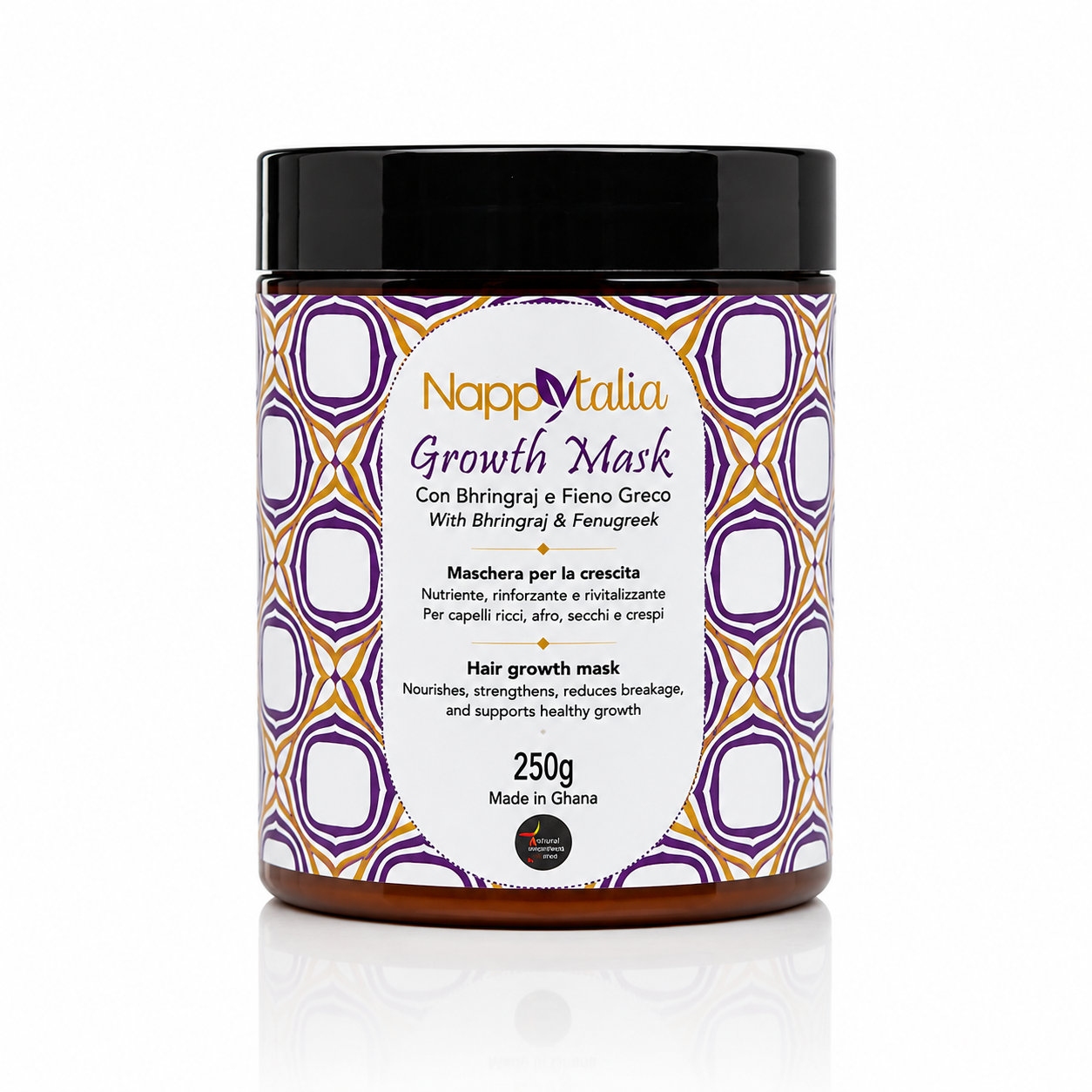 Healthy Growth Hair Mask for Curly and Afro Hair โ 250 g Hair Growth Mask for Curly and Afro Hair