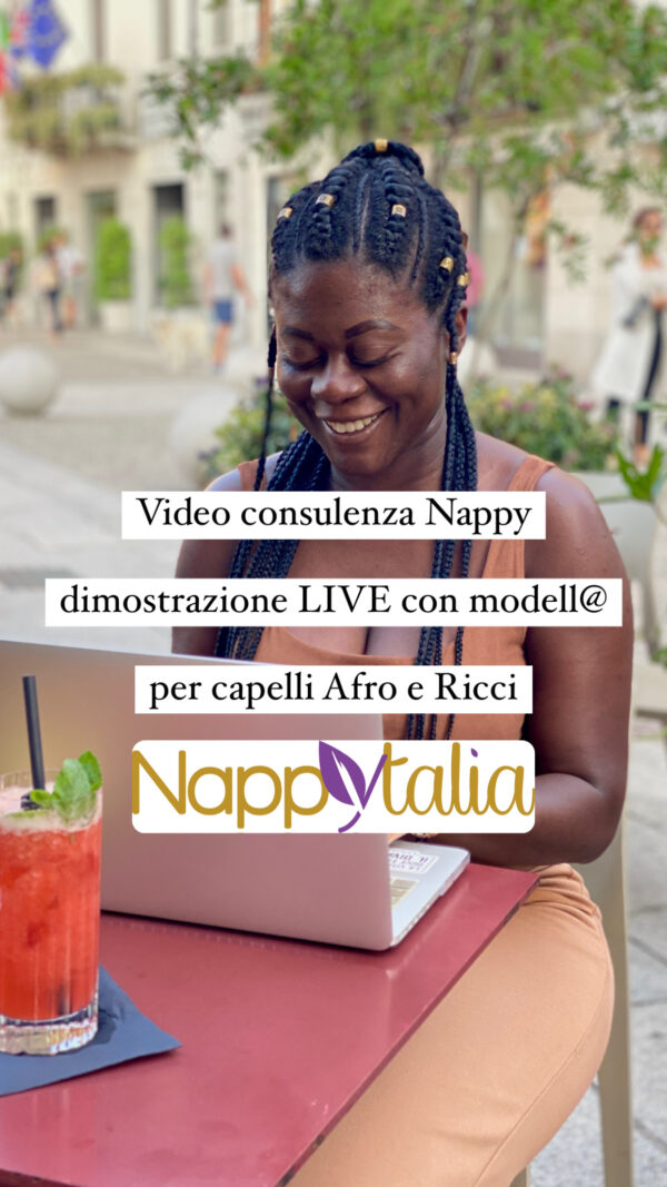 Video consulenza guidata per capelli afro e ricci (75 mins)