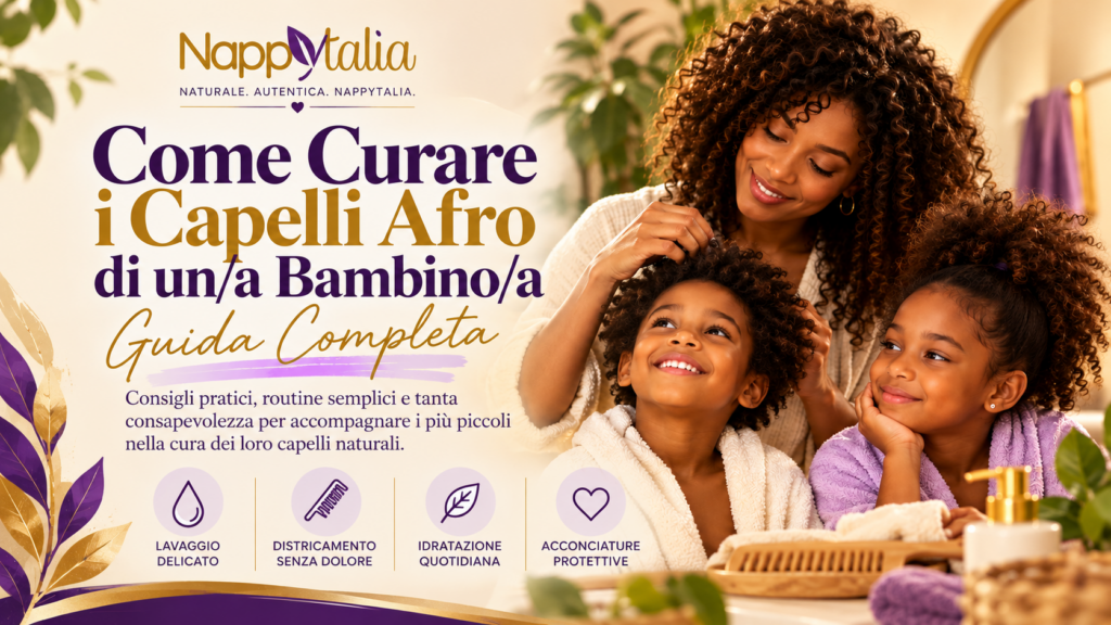 Come Curare i Capelli Afro di un/a Bambino/a
